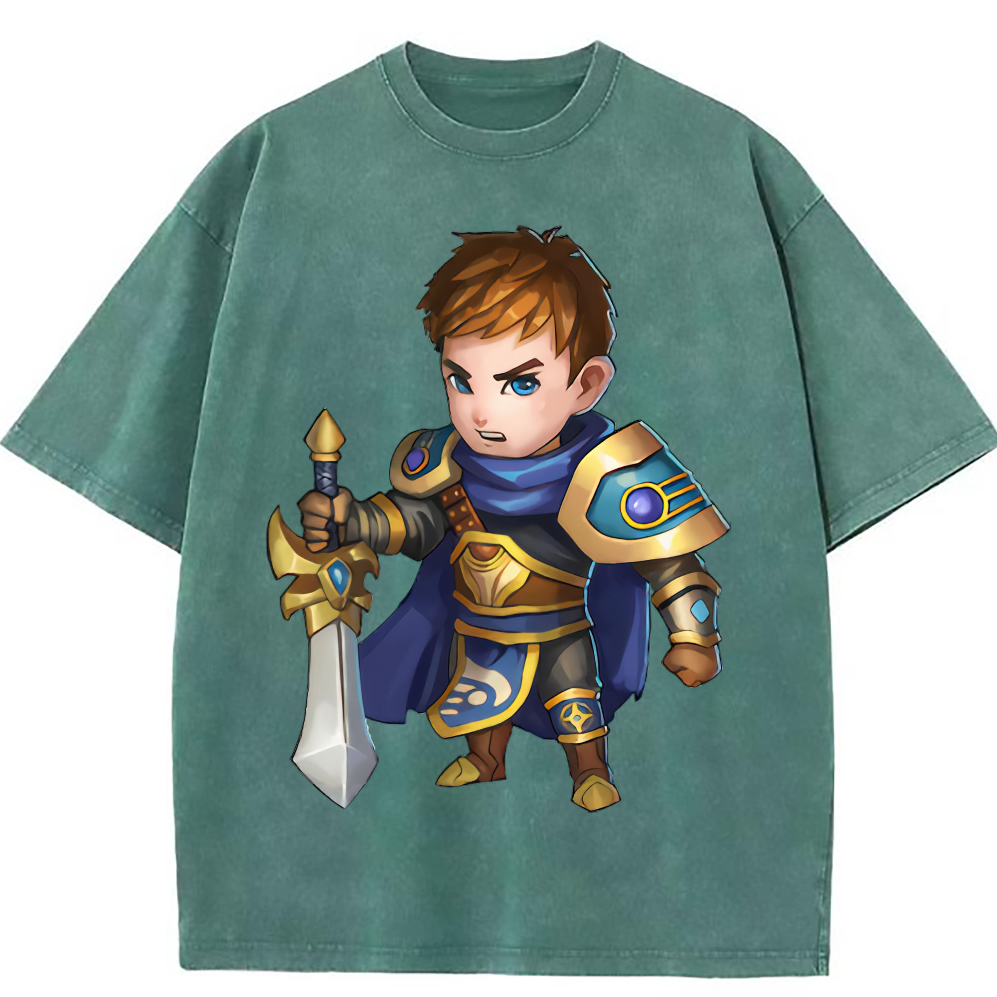 （画像用） リーグ・オブ・レジェンド League of Legends LOL 綿100% ヴィンテージ風 半袖Tシャツ（フロントプリント）